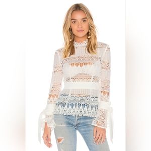 9. NWT KEEPSAKE THE LABEL WALK ON BY LACE TOP SIZE XXS